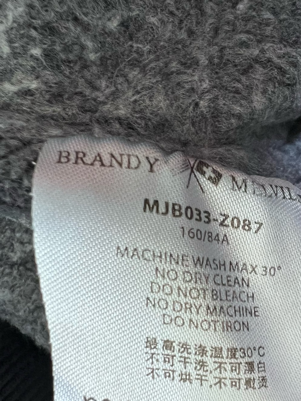 Brandy Melville St. Barth Navy Crewneck Sweatshirt with White Anchor Logo - Picture 5 of 5